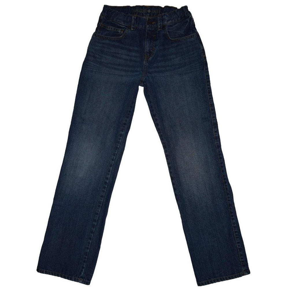 EUC Tucker & Tate Boys Size XL 14 Adjustable Waist Blue Denim Cotton Jeans Pants
